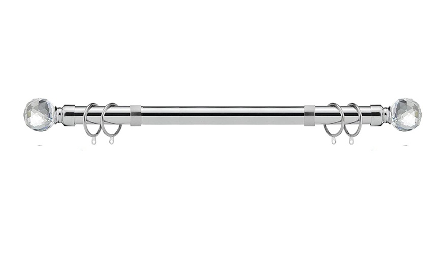 Image 5: Extendable Curtain Pole Set