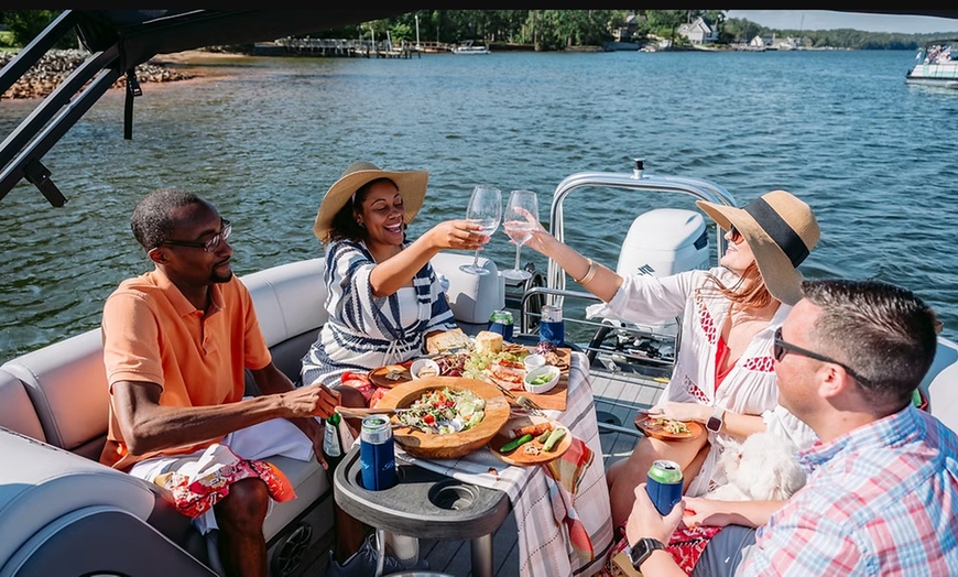 Image 5: Up to 26% Off Lake Austin Captained Pontoon Boat Rentals