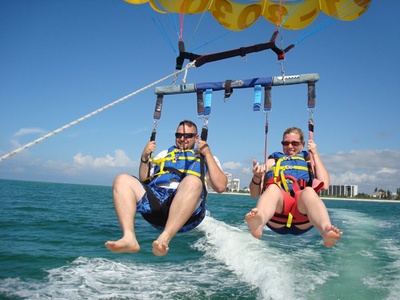 1200-Foot Parasail Flight for 2 - Venice Parasailing and Water Sports - Venice, FL