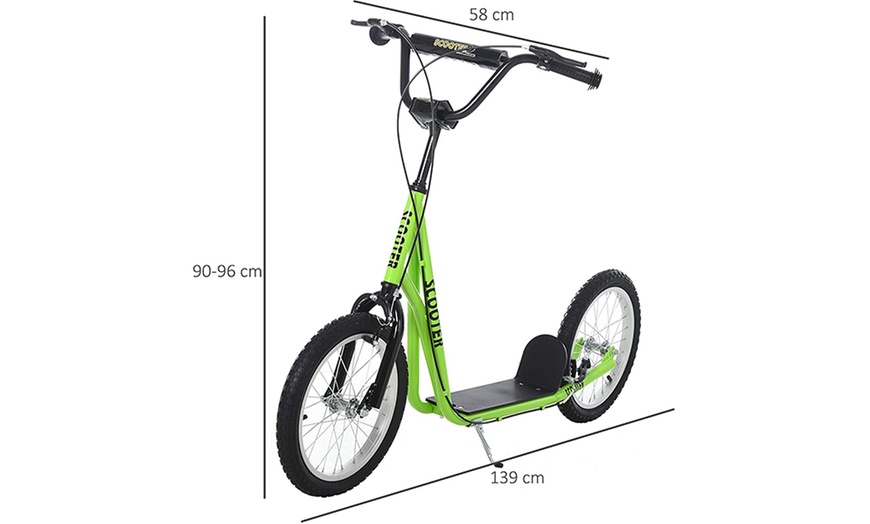 Image 16: Kick Scooters for Kids with Adjustable Height 