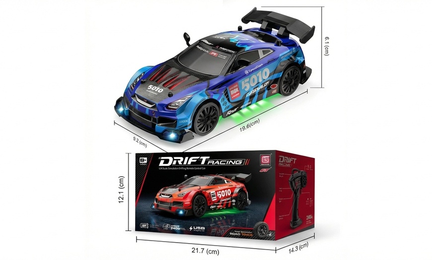 Image 10: 4WD Remote Control Drift Car – 2-Speed Racing Toy