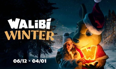 1 Eintrittskarte für 1 Erwachsenen oder 1 Kind für Walibi Winter - Walibi Belgium