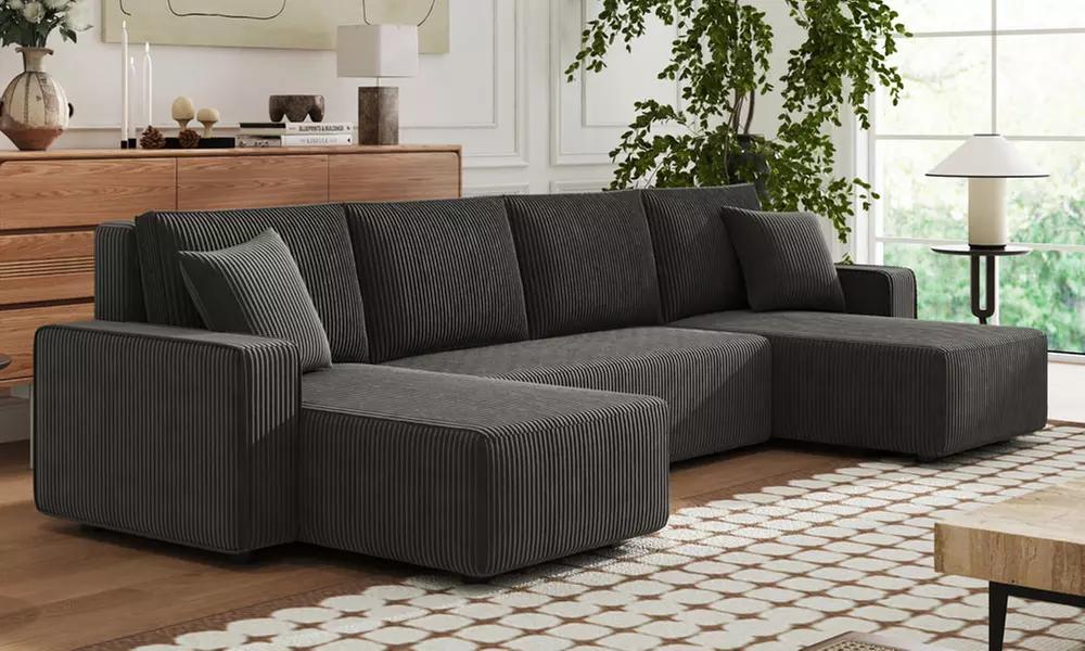 Canapé panoramique convertible Lubec, Kocoon