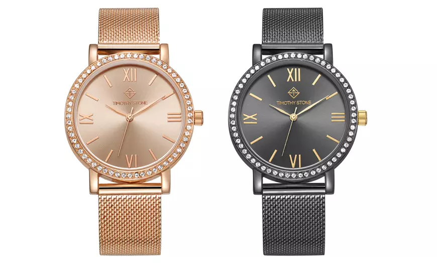 Image 14: Montre ornée de cristaux Swarovski®