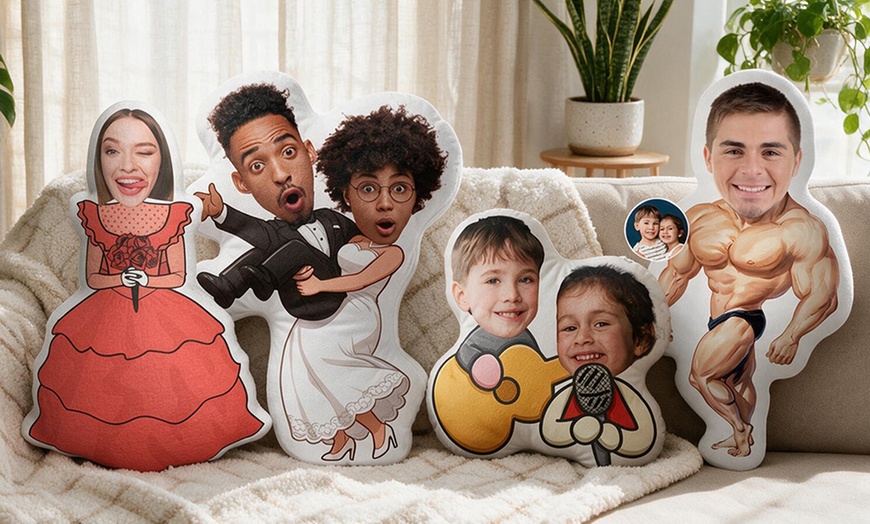Image 5: Up to 75% Off Personalized Face Pillows from Justyling