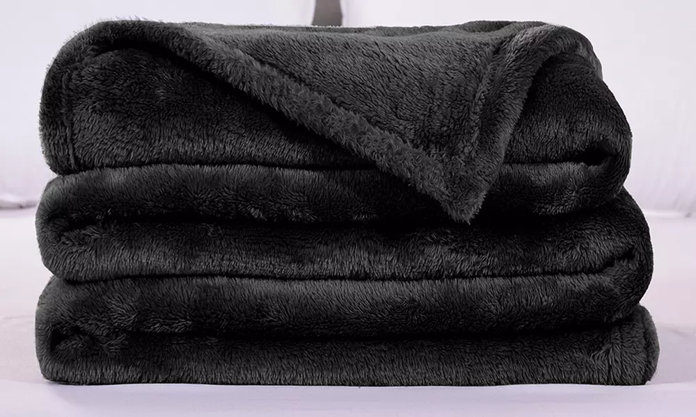 JML Soft Lightweight Plush Flannel Blanket for Bed/Sofa,King/Queen Size