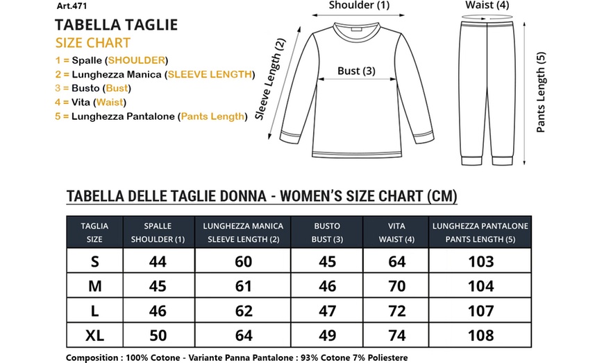 Image 18: Pyjama hiver Nottingham 
