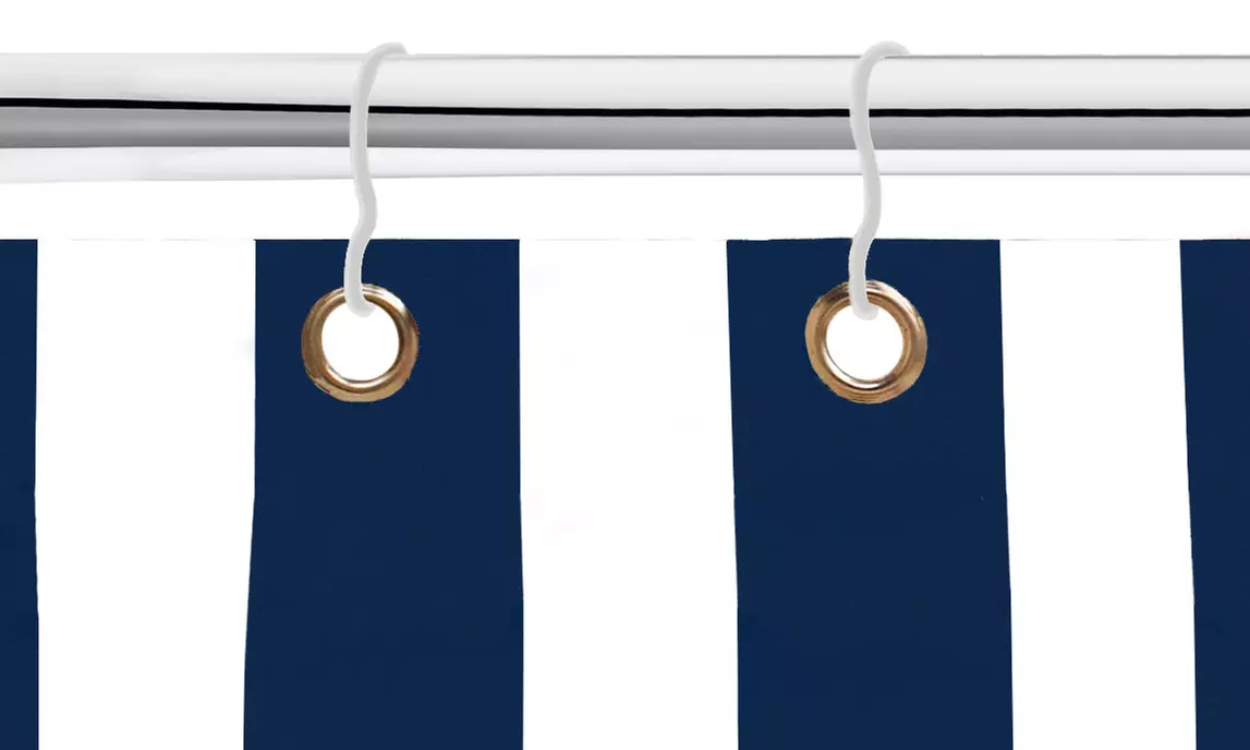 Tenda da sole a righe