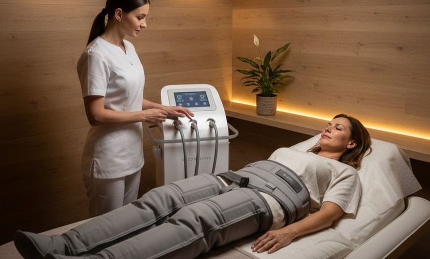 Image 1: 5 o 10 sesiones de 30 minutos de presoterapia para 1 persona
