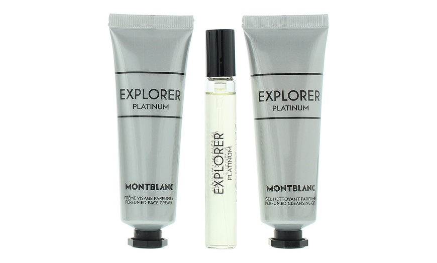 Image 2: One or Two Packs of Montblanc Explorer Platinum Collection Gift Set 