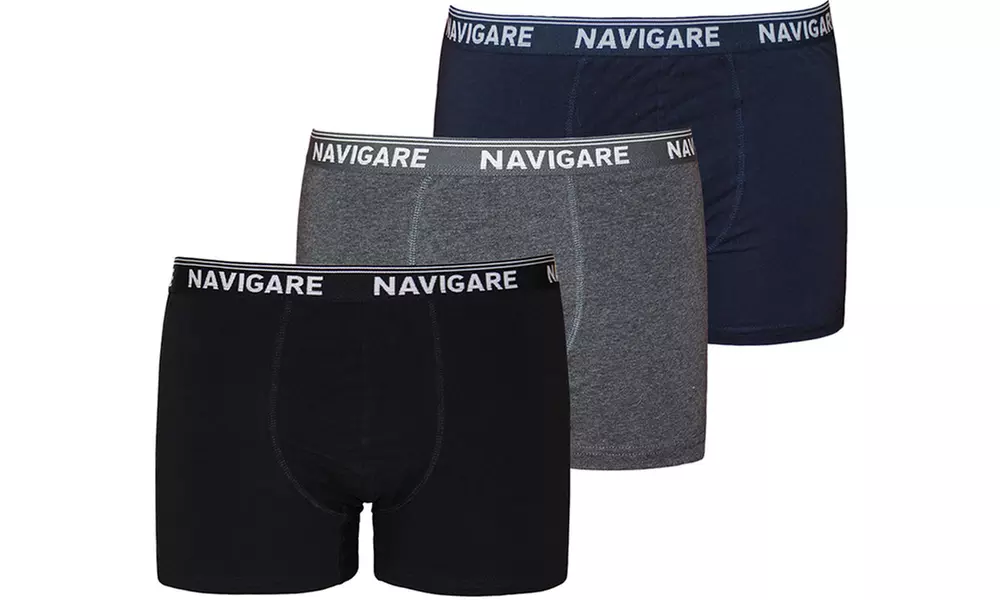 Pack di 3 o 6 slip o boxer da uomo Navigare