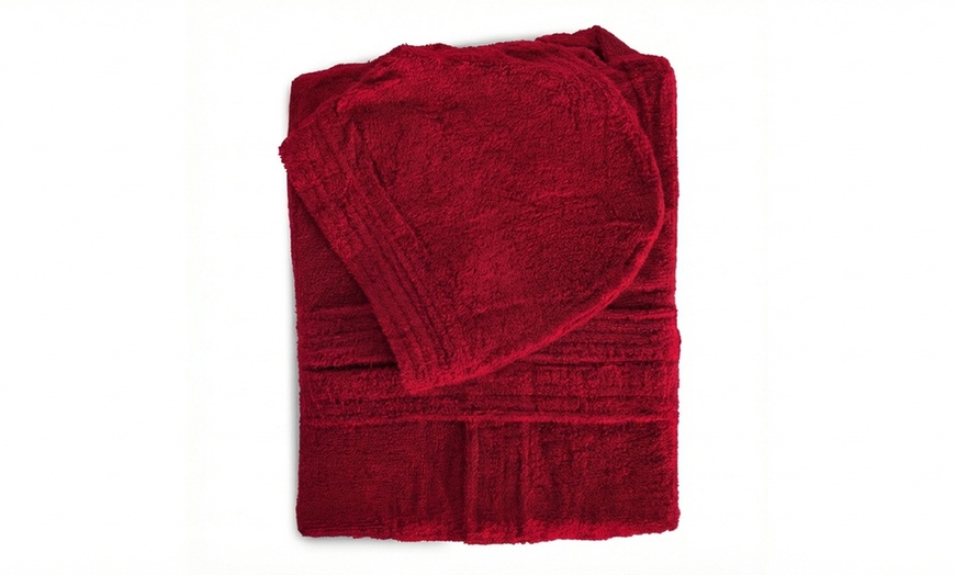 Image 8: Baby Terry Bathrobe with Hood 