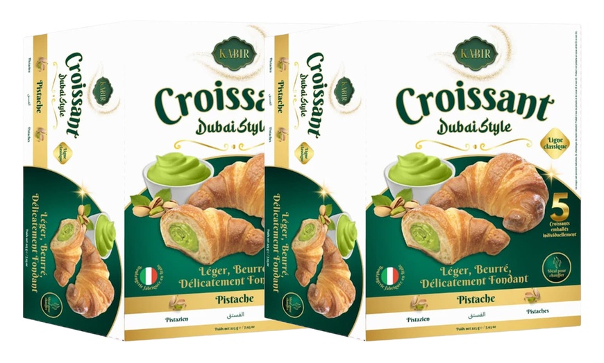 Image 13: Paquete de 5 croissants estilo Dubai con sabor a elegir de Kabir-BNL