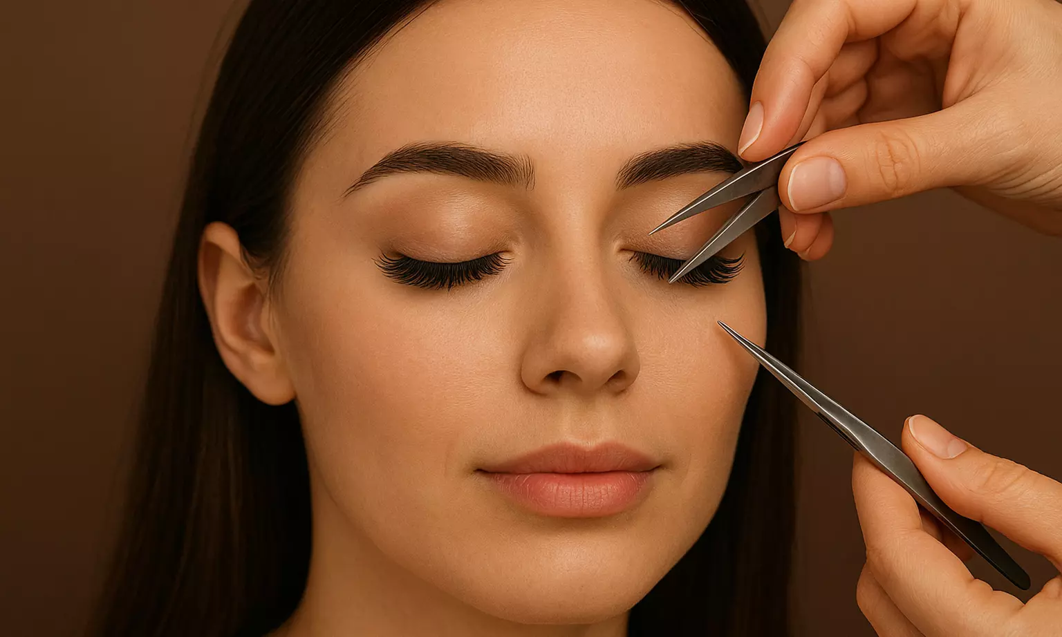 Full Set Of Individual Eyelash Extensions with Optional Refills