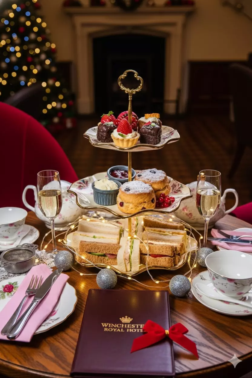 Enjoy a Festive Afternoon Tea with Prosecco for Two or Four - Second Medium