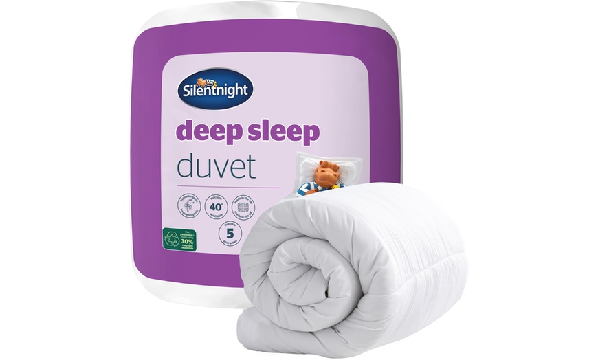 Image 1: Silentnight Deep Sleep 7.5 Tog Duvet