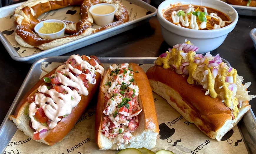 Image 2: Beer Flight & Bar Pie Combos + $50/$100 Food/Drink Credit