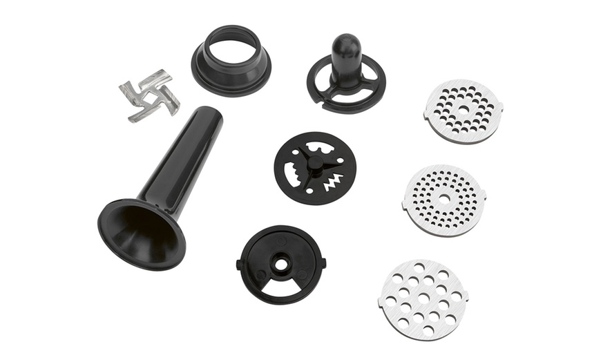 Image 3: Hachoir à viandes noir en inox 1000 W Bomann 