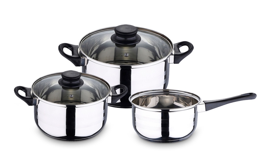 Image 2: Ensemble de casseroles et poêles antiadhésives de Wellhome