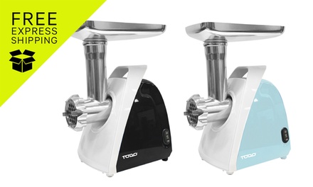 TODO Electric Meat Grinder Sausage Maker 800W - Black - T-MGZ-080-BLK