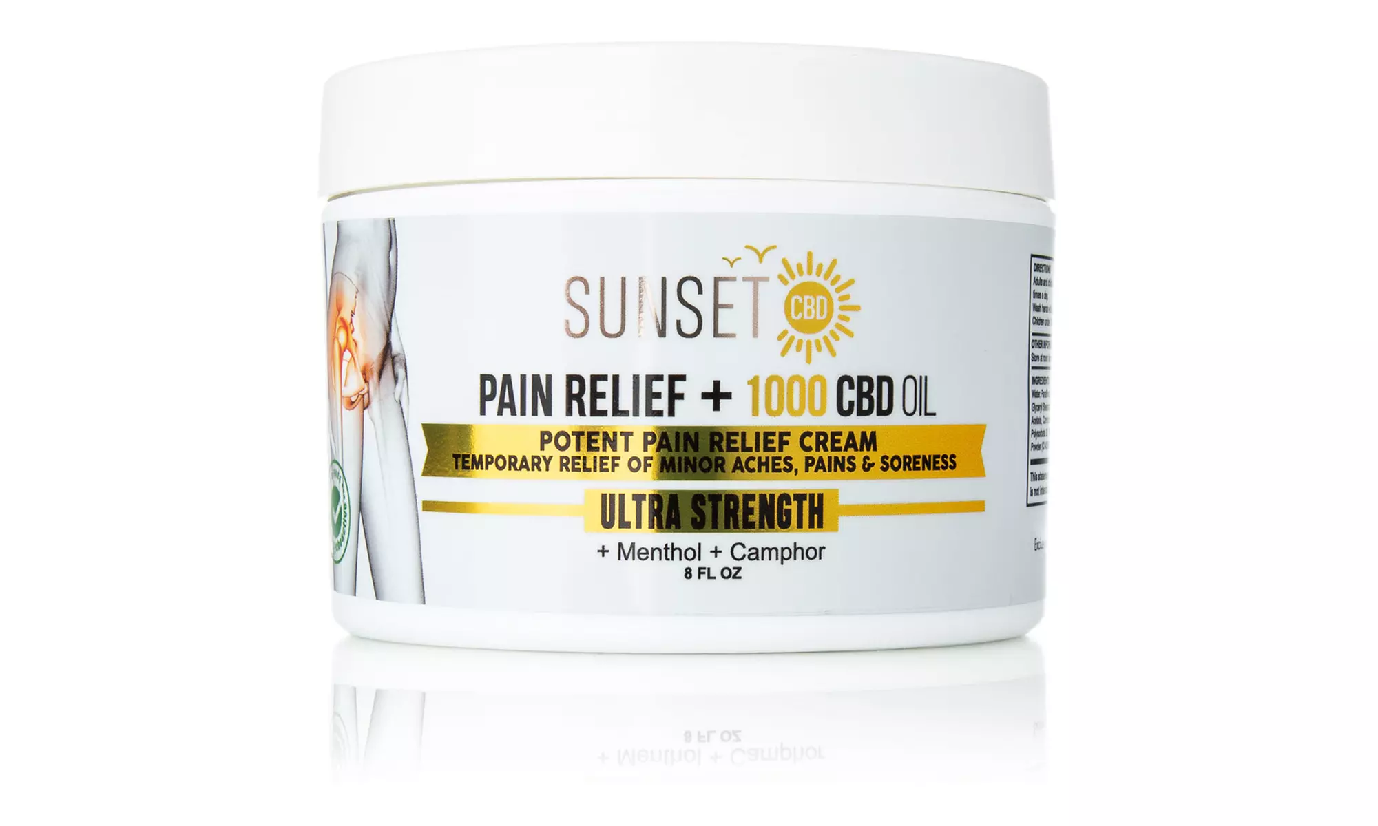 Potent CBD Pain Relief Creams from Sunset - 30 Plus Options - Groupon Exclusive!