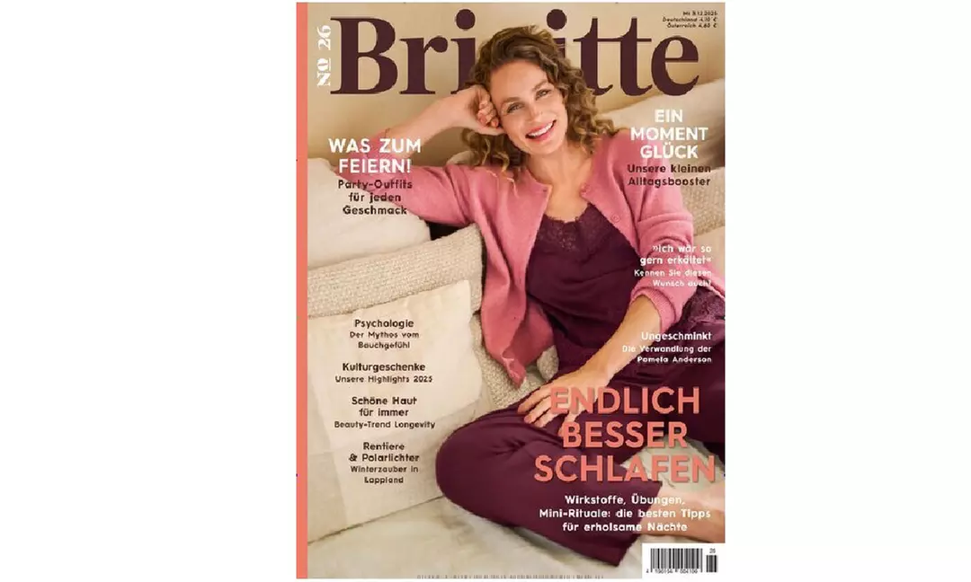 Jahresabo der Zeitschrift „Brigitte“ inkl. Versandkosten (26 Ausgaben) bei ZEITSCHRIFTEN & co. (60% sparen) - Primary Image