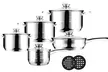 Batterie de cuisine 12 pièces inox Royalty Line, lot au choix - Second Medium