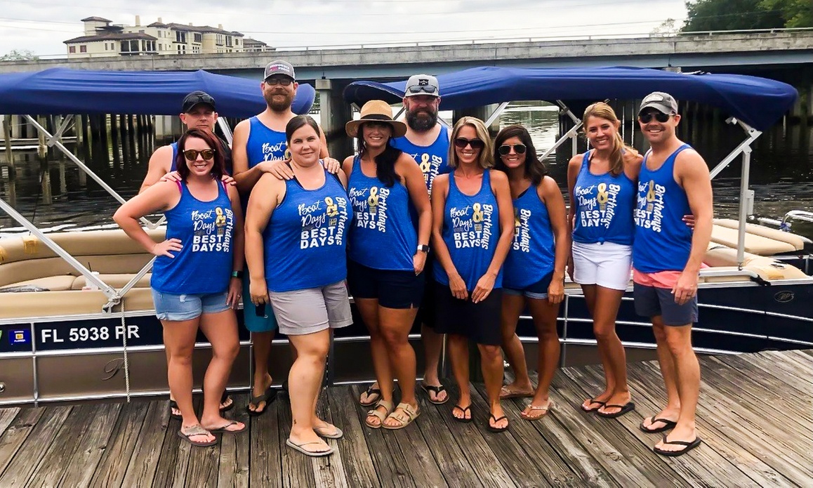 Half or Full Day Pontoon Rental For Up to 8 - Weekdays or Weekends