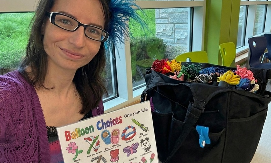 Image 2: Balloon Twisting Party w/ 90 Min Face Painting/30 Min Kids Music Show 