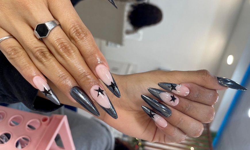 Image 2: Gel Mani-Pedi & Acrylic Full Set Nail Enhancement Packages