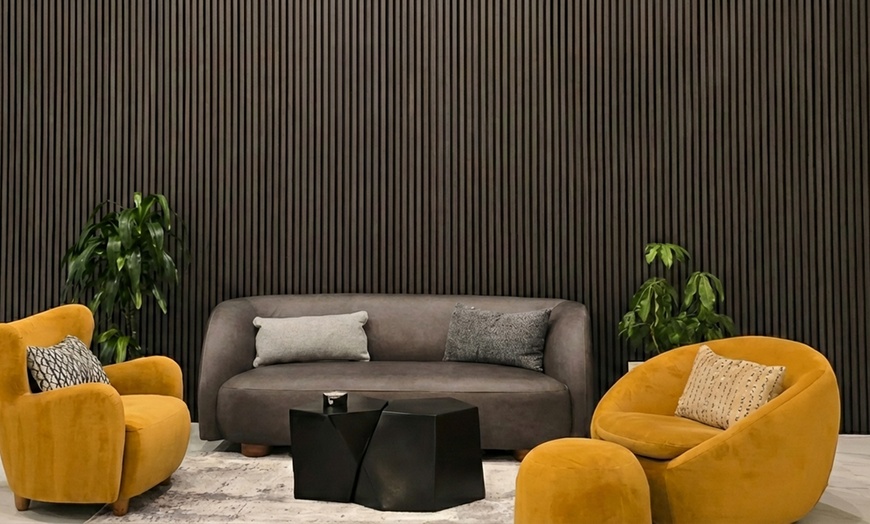 Image 10: Luxury Wood Wall Panels: Transform Your Space in Hours! (20+ Colors)
