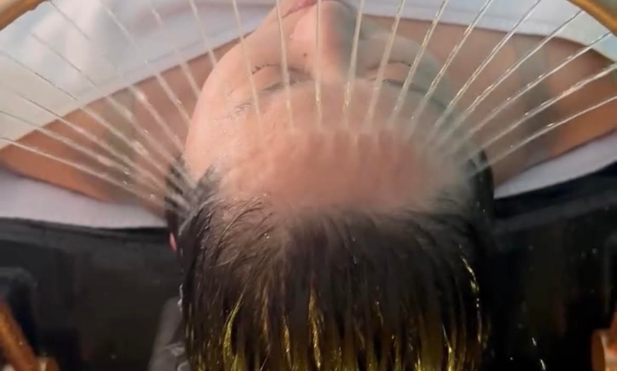 Image 14: 90 Min Deluxe Head Spa w/Massage + Organic Mini-Facial for 1 or 2