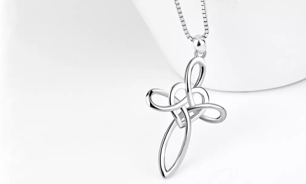 Sterling Silver Celtic Cross Necklace - Primary Image