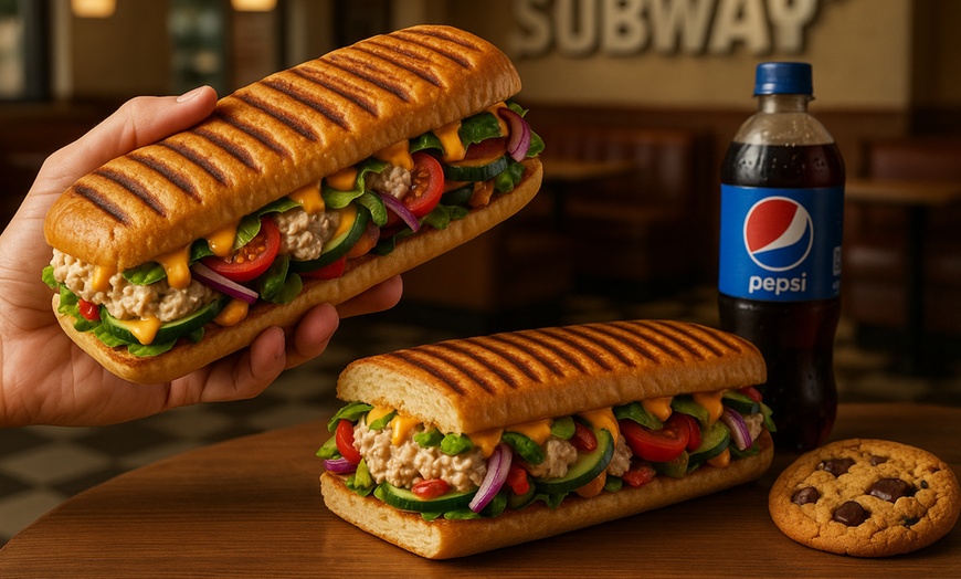 Image 3: Panini, Cookie & Getränk für 1 - 4 Personen bei Subway Köln