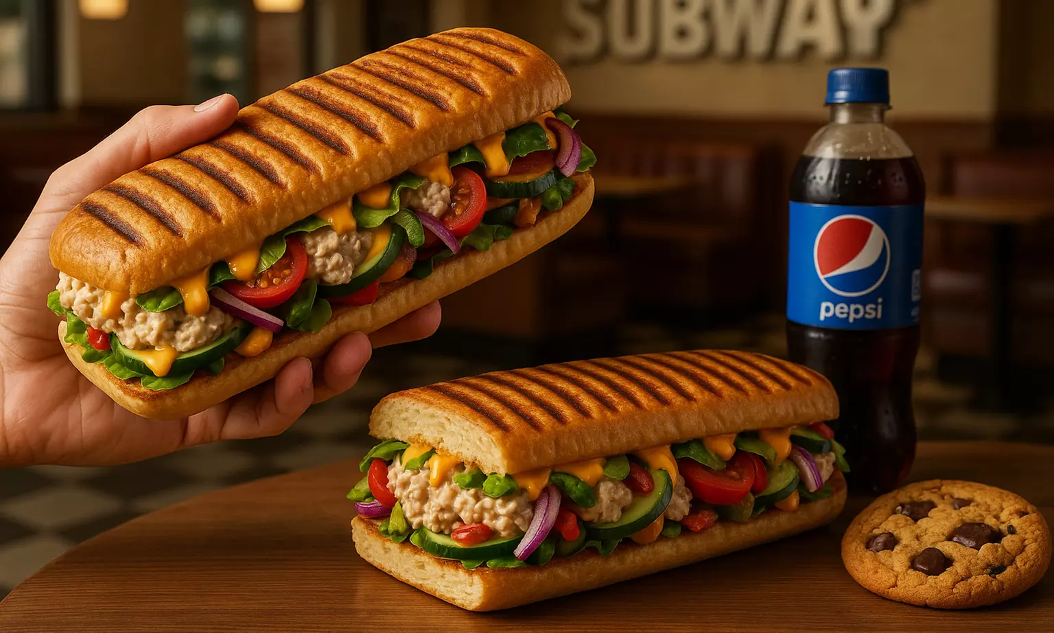 Panini, Cookie & Getränk für 1 - 4 Personen bei Subway Köln