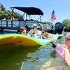 Image 3: Up to 26% Off Lake Austin Captained Pontoon Boat Rentals