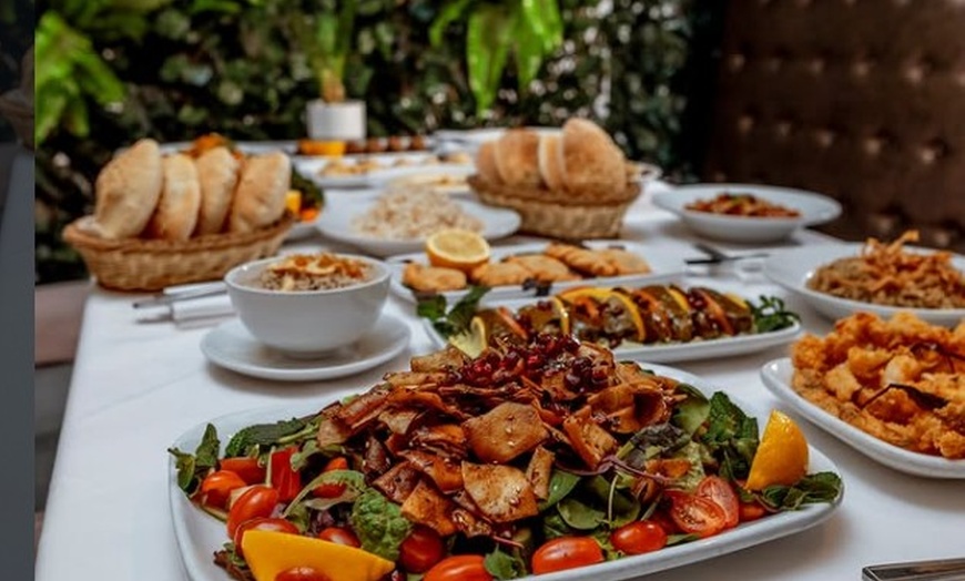 Image 12: 11-Course Lebanese Mezze Tasting Menu with Selected Glass of Wine 