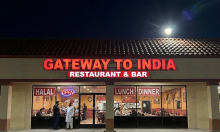 $30 Towards Food and Drink - Gateway To India
