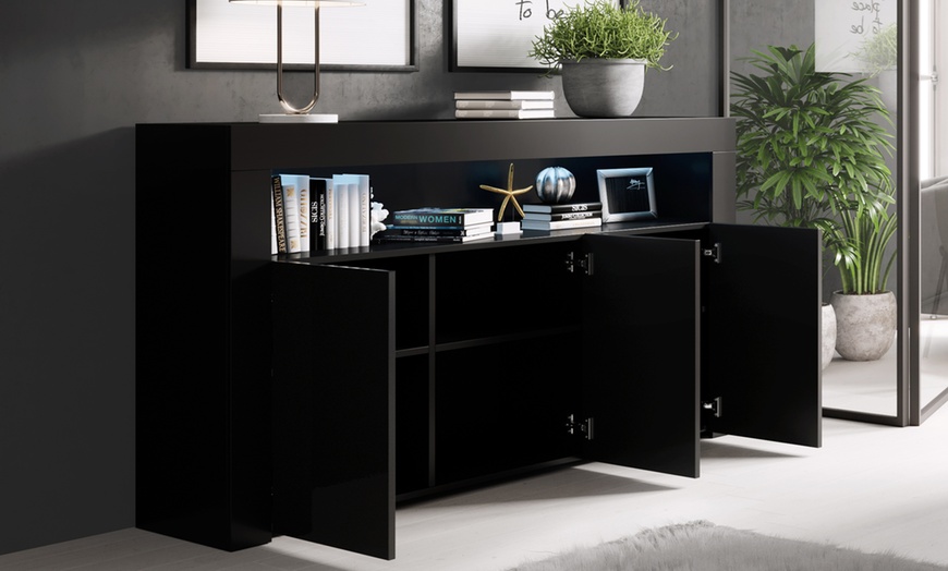 Image 3: Buffet "Aker" avec lumières LED intégrées