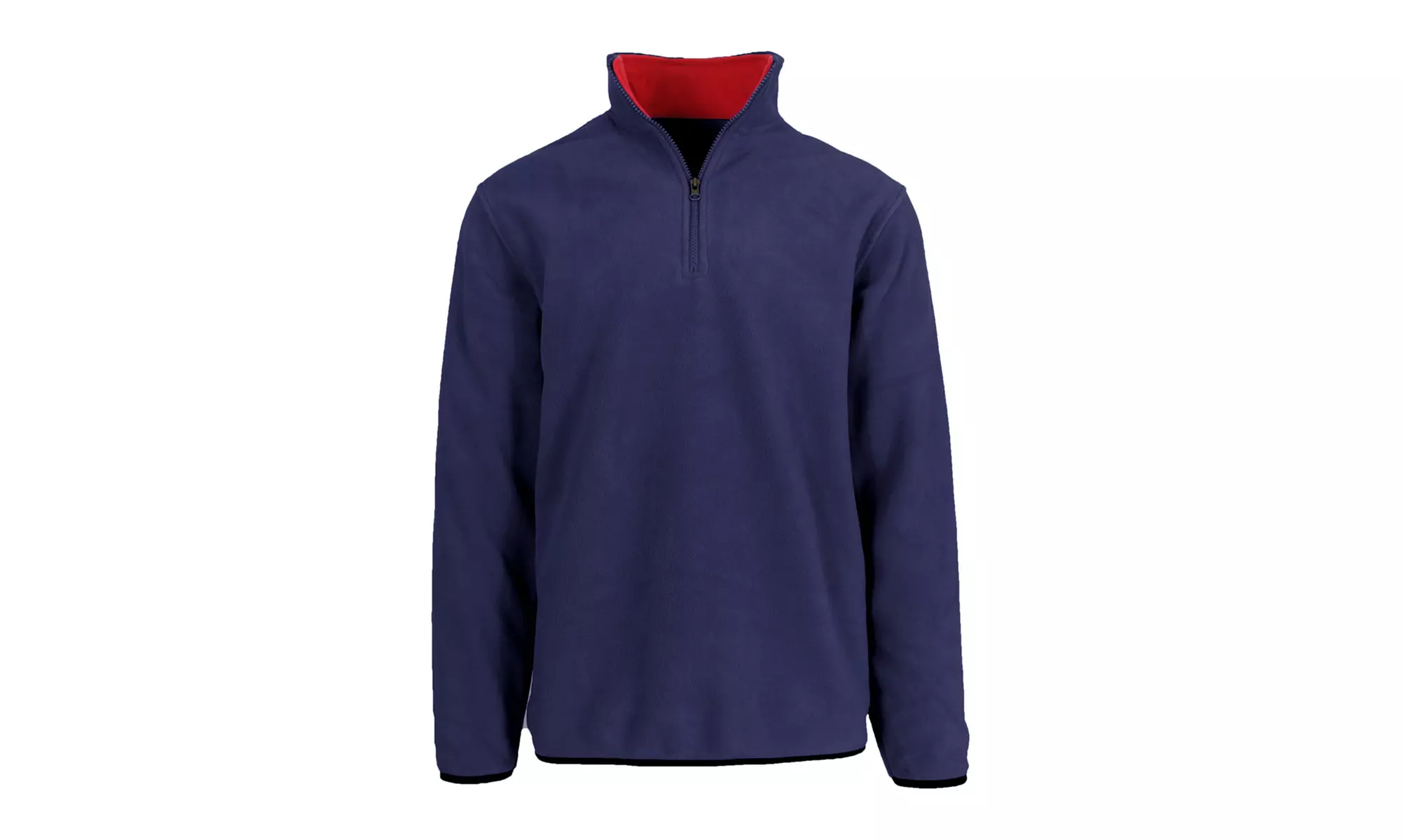 Men's Polar Fleece Pullover Quarter Zip Sweater (Sizes, S-XL)