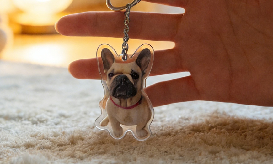 Image 5: One, Two, Three, or Four Custom Photo Acrylic Keychain