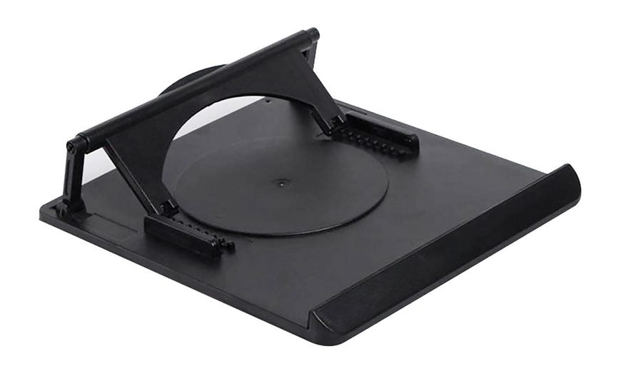 Image 3: 360° Rotating Laptop Table Stand