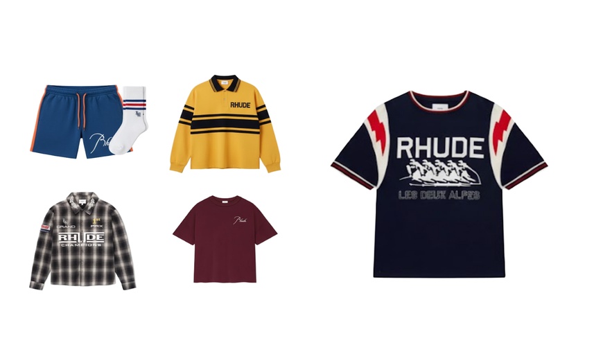 Image 1: Luxury Rhude Men's Sweatshorts, Tees, Polo and Flannels