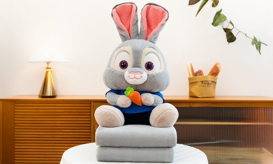 Image 10: Cartoon Pillow Blanket