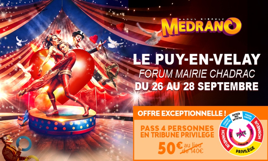 Image 1: « L'Amour du Cirque » : Grand Cirque Medrano au Puy-en-Velay (Chadrac)
