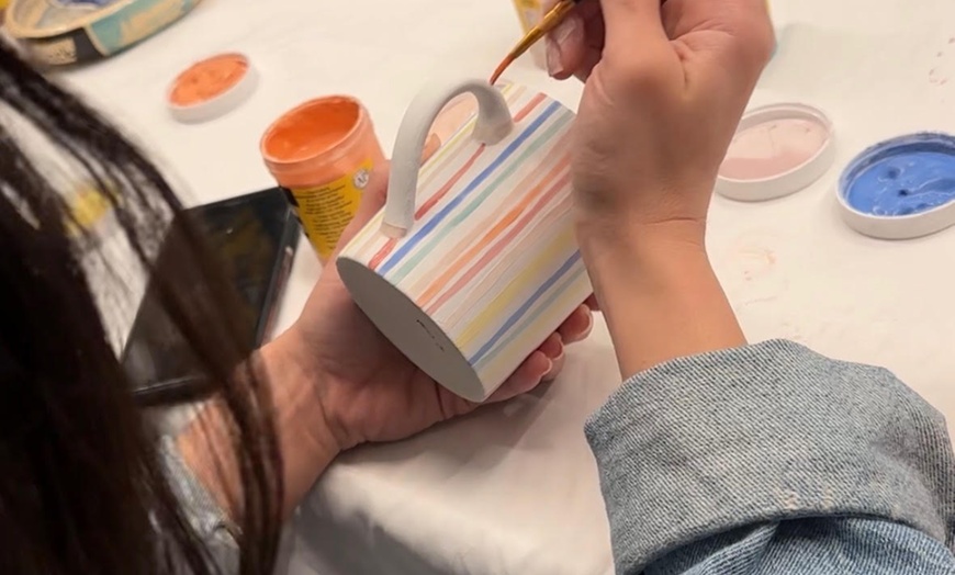 Image 2: Create Your Own Ceramic Mug Experience for One, Two, or Four
