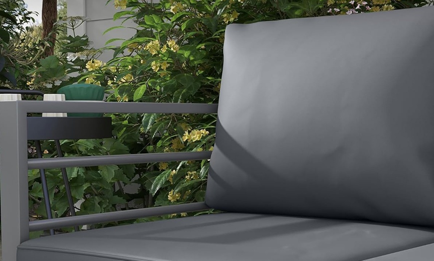 Image 6: Outsunny Outdoor Bench, Picnic, Wooden or Aluminium