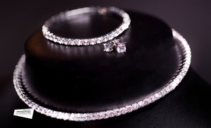 Single Row Tri Set with Crystals from Swarovski®