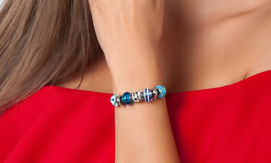 Image 5: Bracciale con pendenti SC Crystal