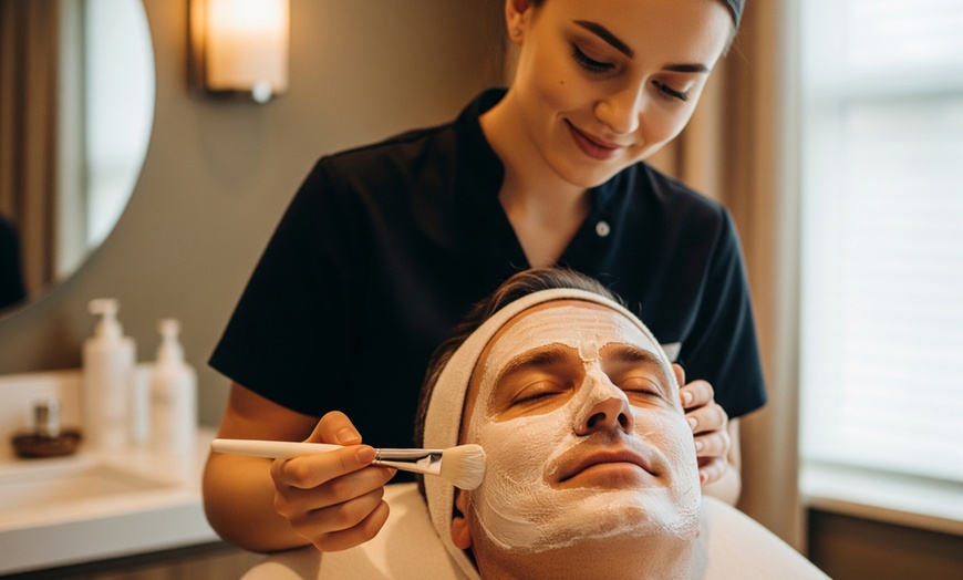 Image 1: Up to 55% Off on Men's Facial at Cre8tive Beauty Salon